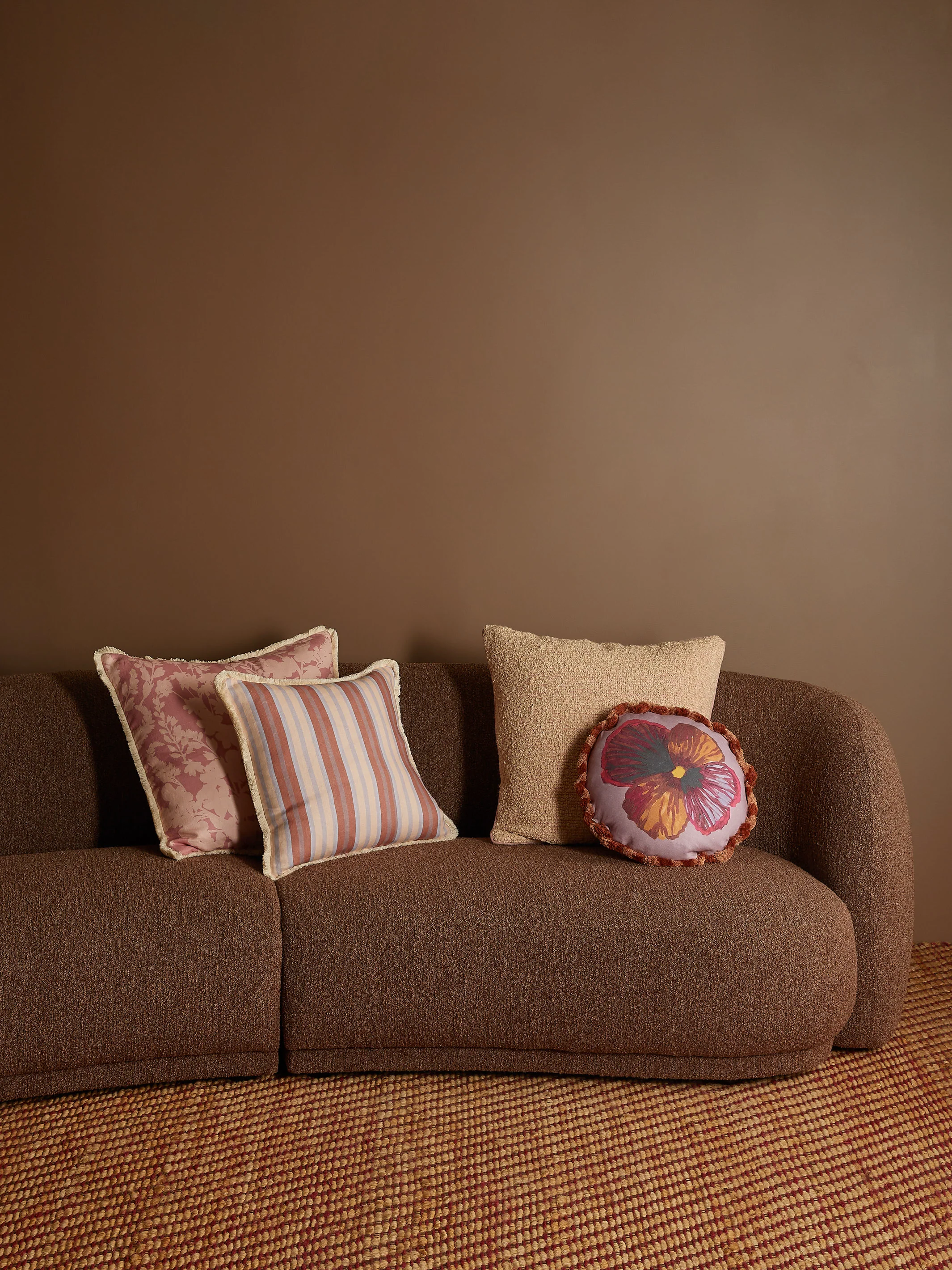Cloud Pink Boucle Cushion - Image 4