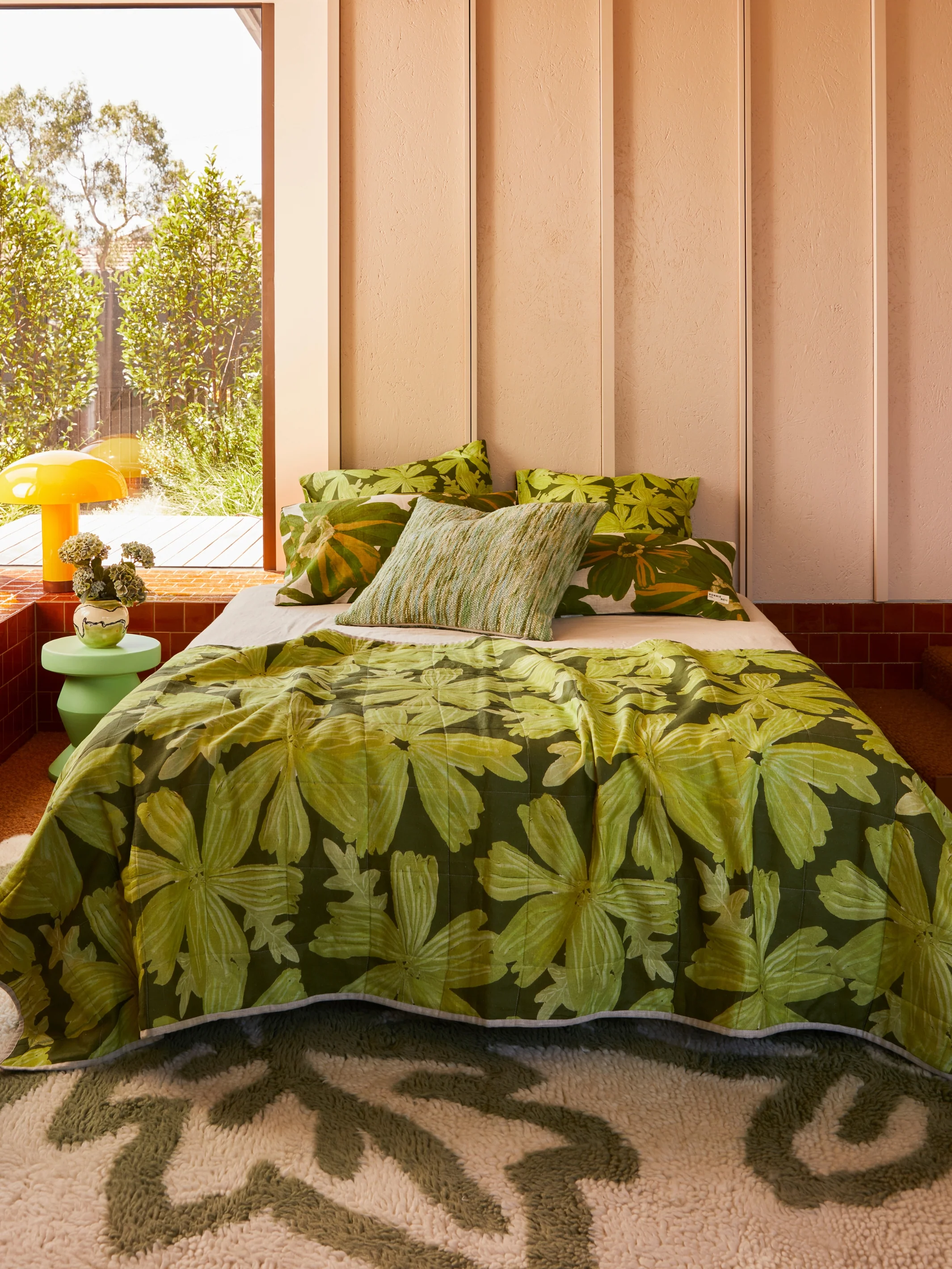 Mave Khaki Linen European Pillowcases - Image 5