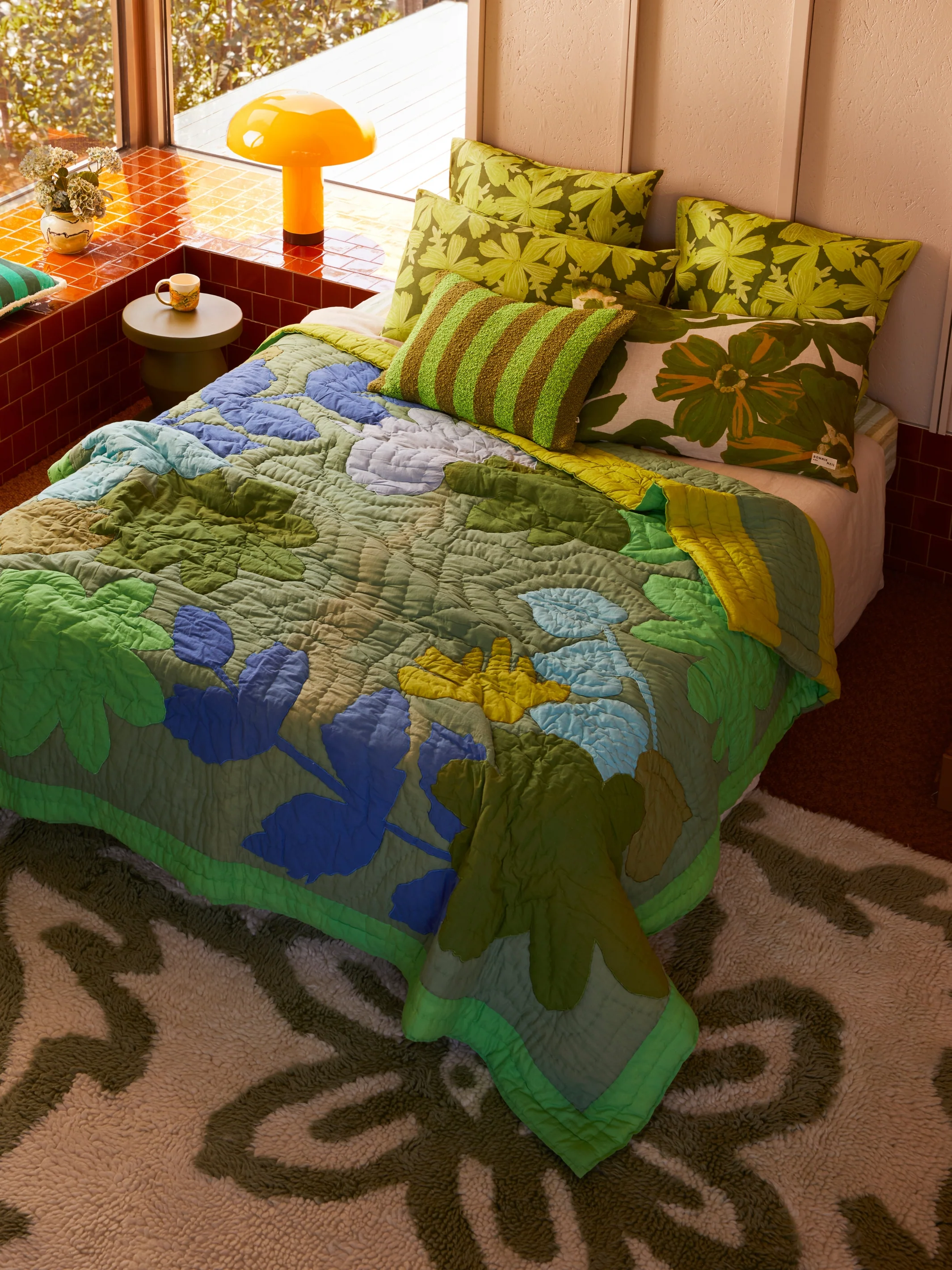 Mave Khaki Linen Standard Pillowcases - Image 5