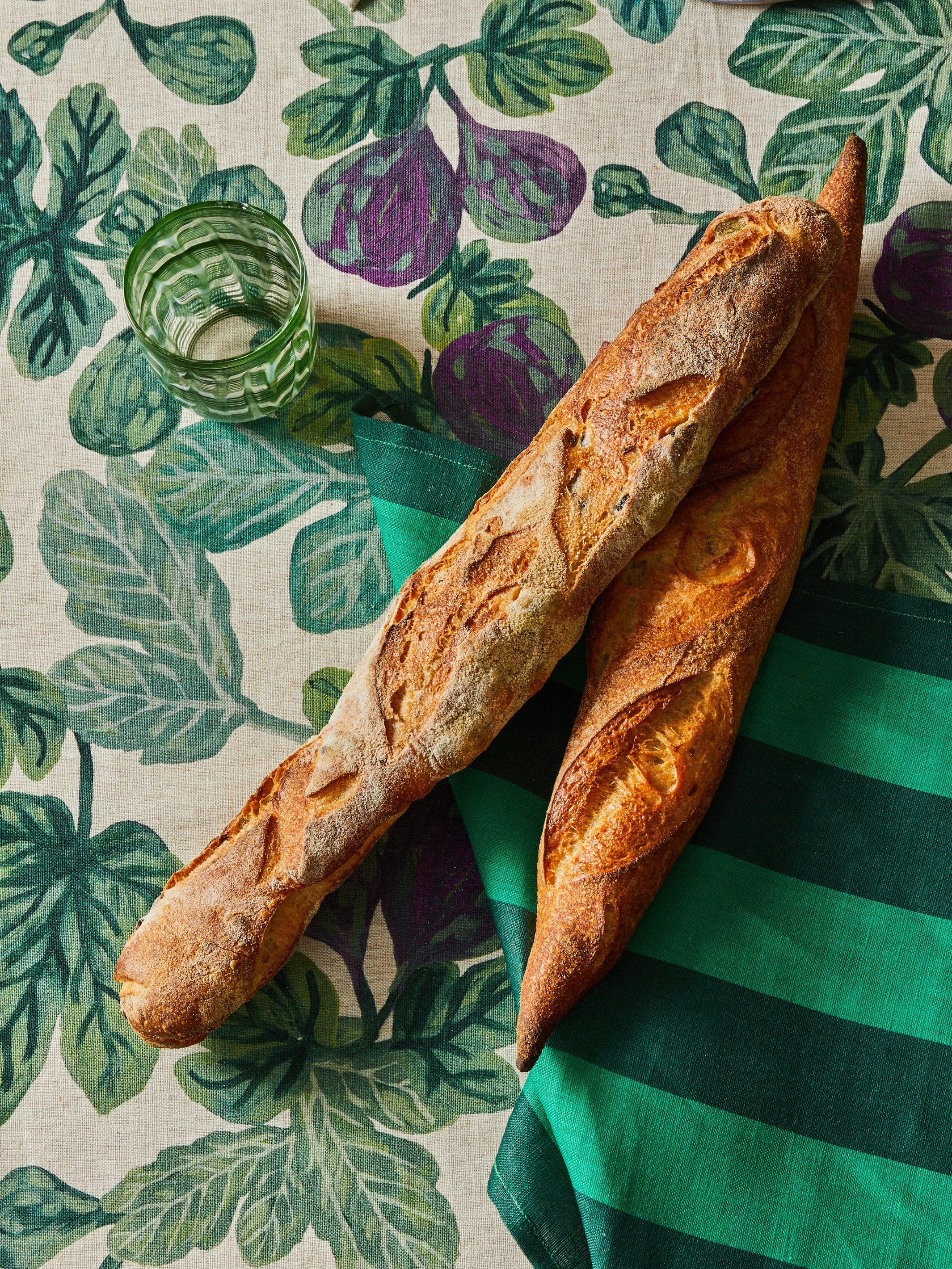 Stripe Emerald Napkins - Image 4