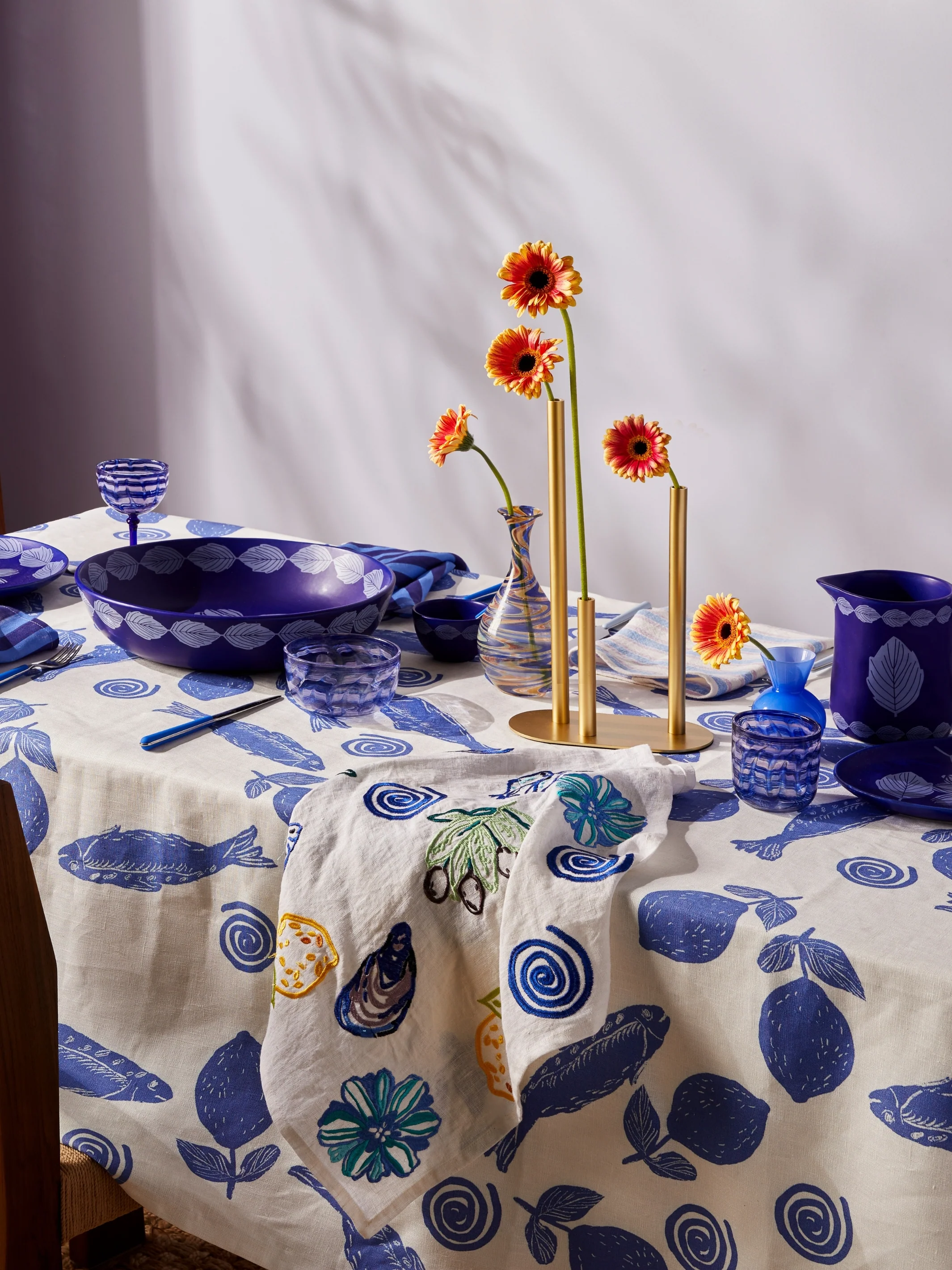 Watercolour Blue Coupes - Image 4