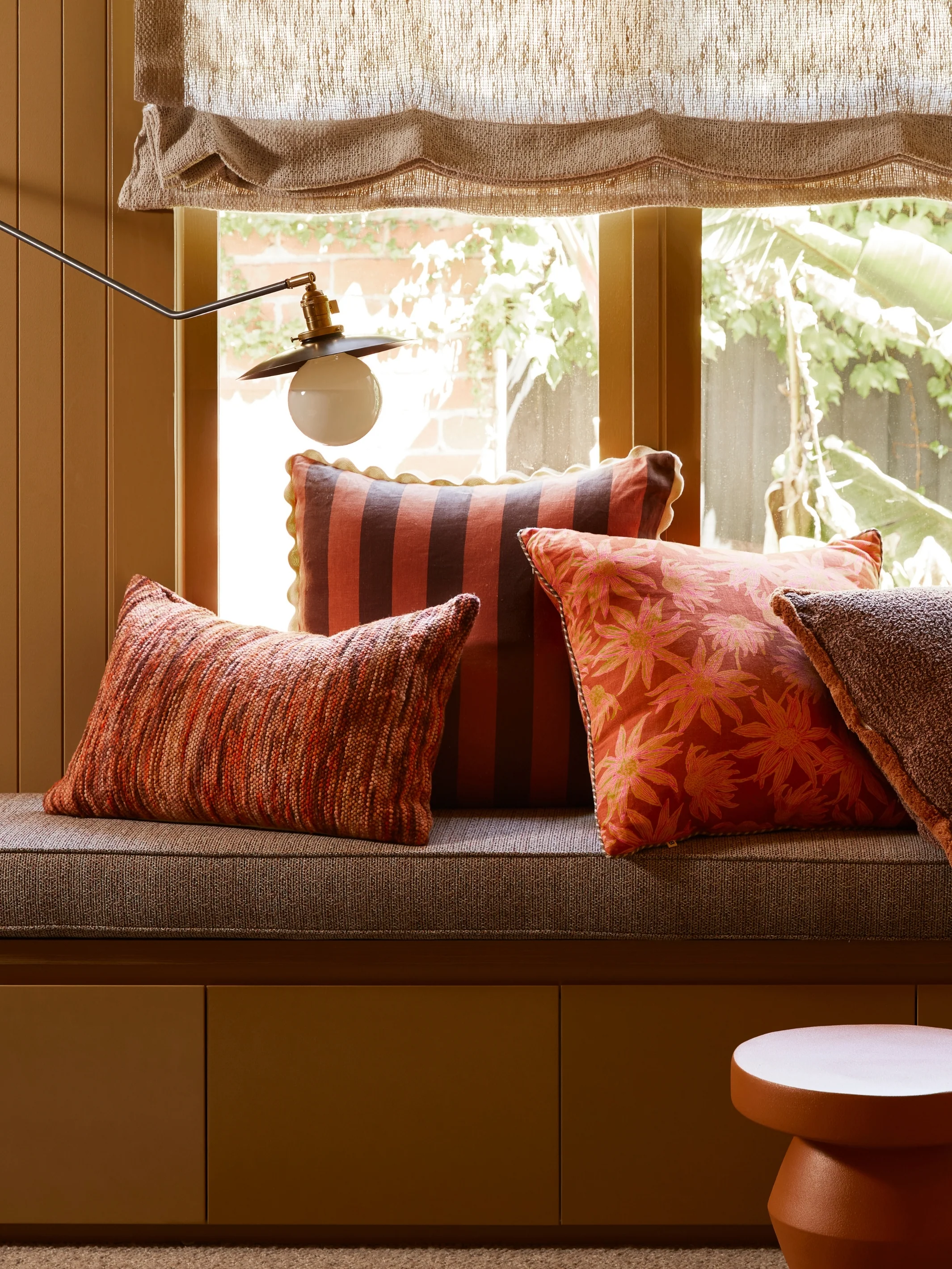 Wool Marle Rust Cushion - Image 3