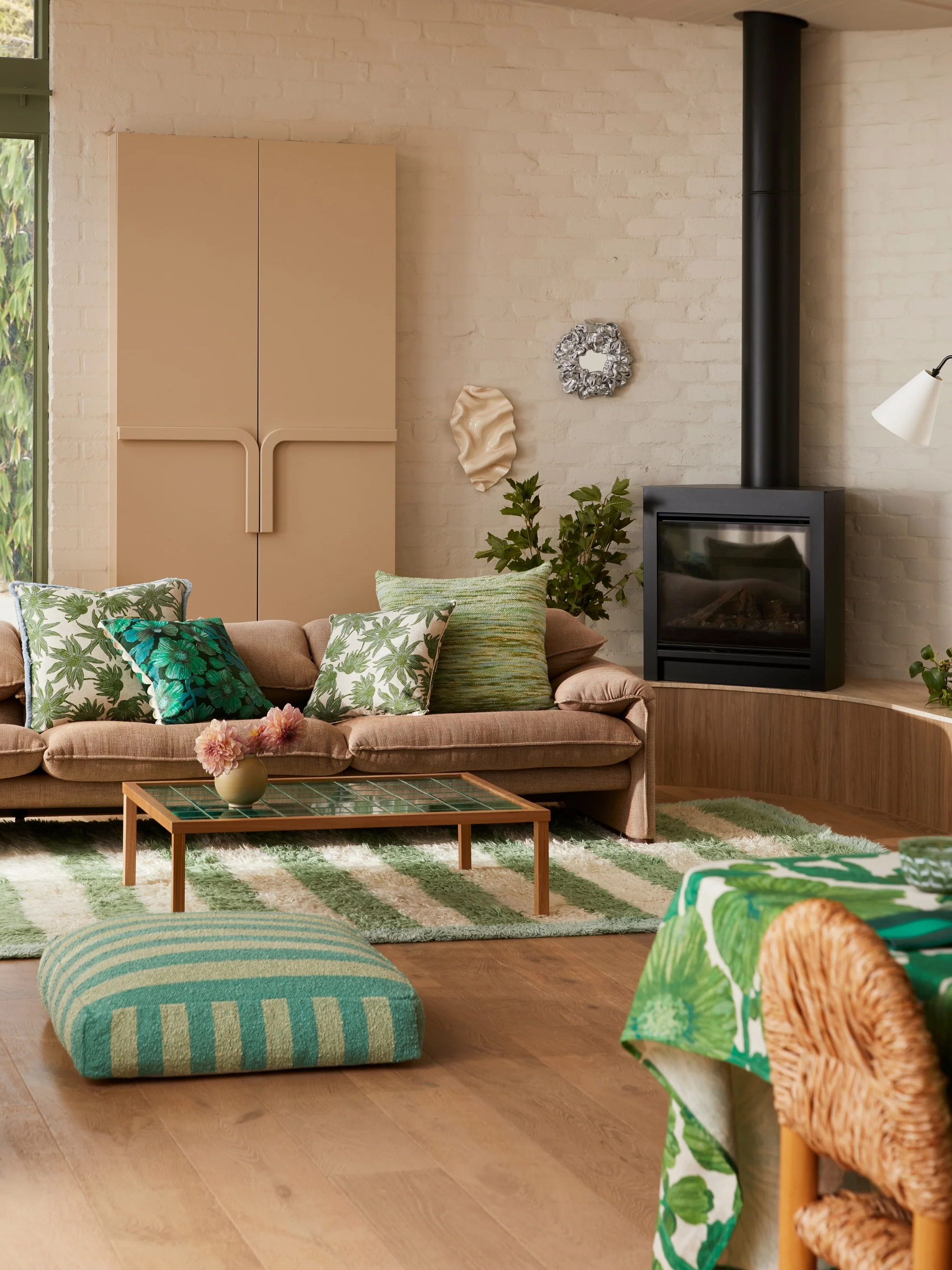 Wool Marle Sage Cushion - Image 3