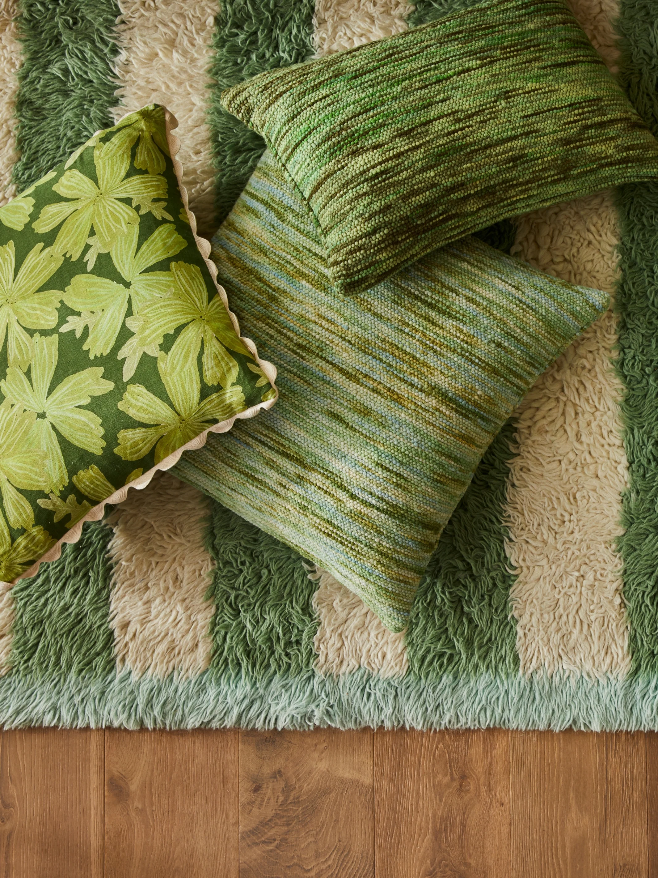 Wool Marle Sage Cushion - Image 4